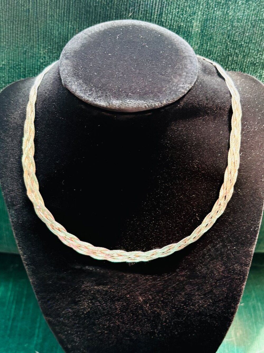 Braided Sterling Silver Necklace